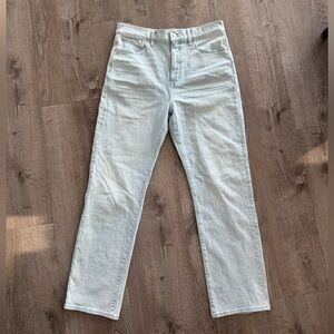 Madewell the '90s straight jean in ward wash